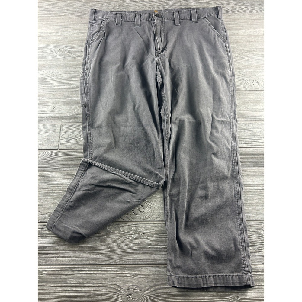 Carhartt 102291-039 Gray Relaxed Fit Pants Men's Size 44X30 Carpenter